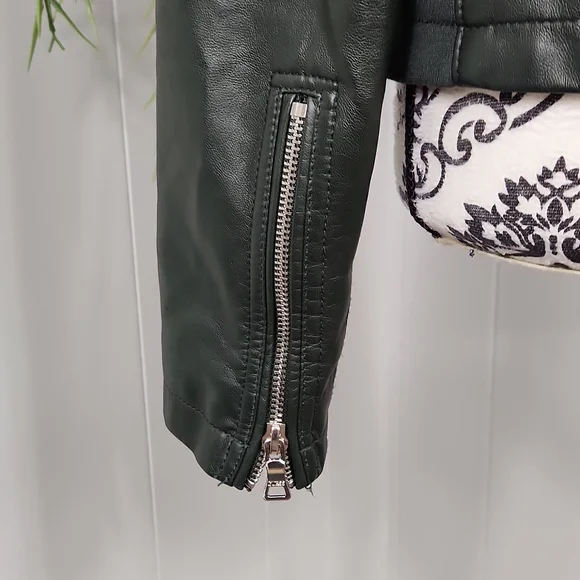 Guess Green Moto Jacket - Picture 8 of 13